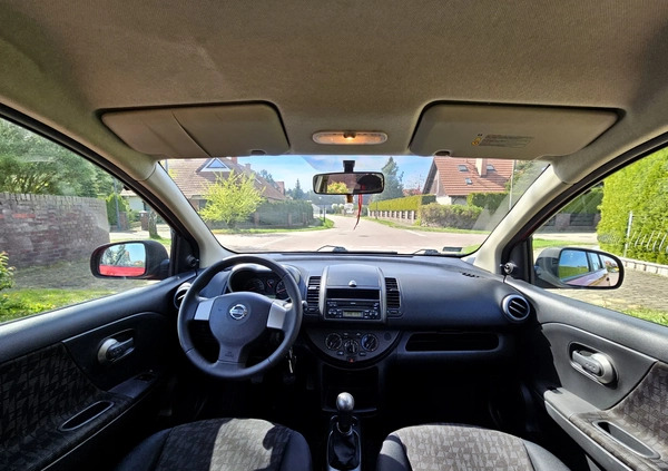 Nissan Note cena 8900 przebieg: 218080, rok produkcji 2006 z Nidzica małe 154